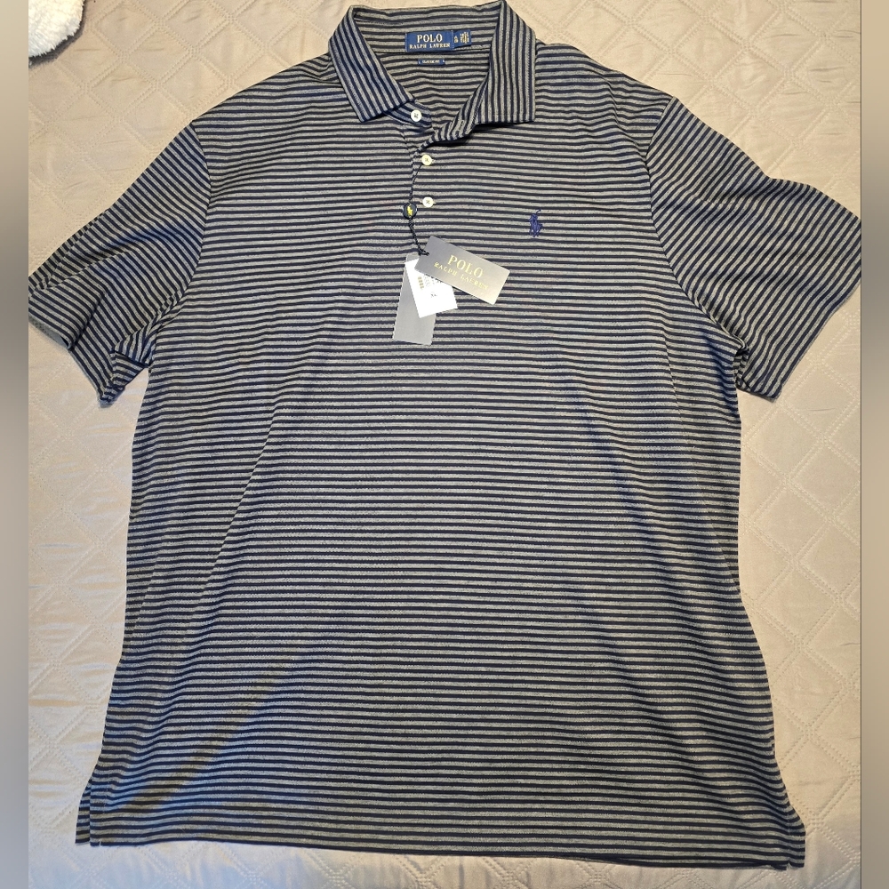 New Mens Ralph Lauren Short Sleeve Collards Polo Shirt- Size XL